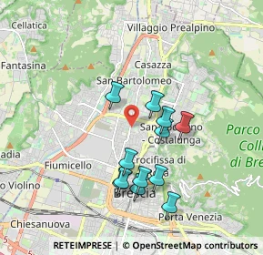 Mappa Via Fausto Gamba, 25128 Brescia BS, Italia (1.6275)