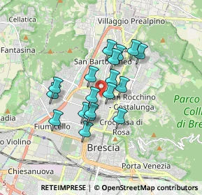 Mappa Via Fausto Gamba, 25128 Brescia BS, Italia (1.28056)