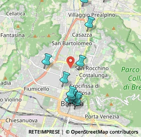 Mappa Via Fausto Gamba, 25128 Brescia BS, Italia (2.07667)