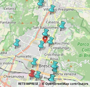 Mappa Via Fausto Gamba, 25128 Brescia BS, Italia (2.455)