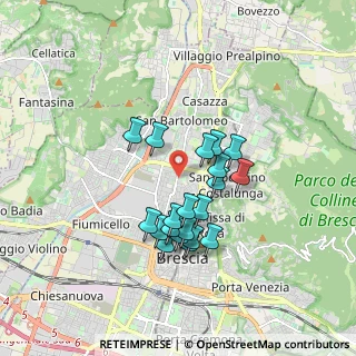 Mappa Via Fausto Gamba, 25128 Brescia BS, Italia (1.4445)