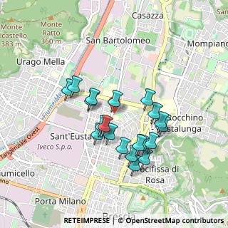 Mappa Via Fausto Gamba, 25128 Brescia BS, Italia (0.7725)