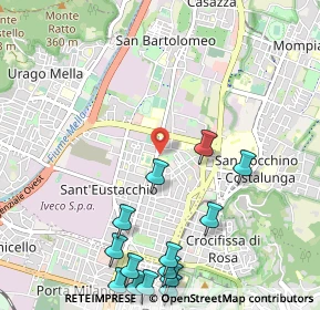 Mappa Via Fausto Gamba, 25128 Brescia BS, Italia (1.4)