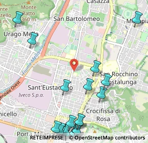 Mappa Via Fausto Gamba, 25128 Brescia BS, Italia (1.495)