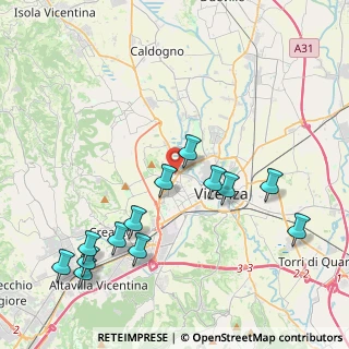 Mappa Via Alessandro Malaspina, 36100 Vicenza VI, Italia (4.66462)