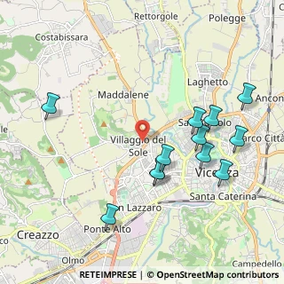 Mappa Via Alessandro Malaspina, 36100 Vicenza VI, Italia (2.12667)