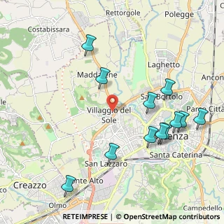 Mappa Via Alessandro Malaspina, 36100 Vicenza VI, Italia (2.275)