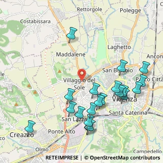 Mappa Via Alessandro Malaspina, 36100 Vicenza VI, Italia (2.323)