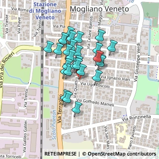 Mappa Via Ugo Foscolo, 31021 Mogliano Veneto TV, Italia (0.16643)