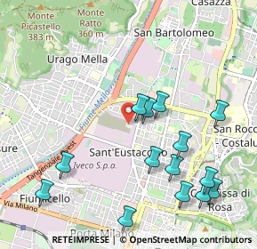 Mappa Via Bainsizza, 25128 Brescia BS, Italia (1.14643)