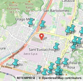 Mappa Via Bainsizza, 25128 Brescia BS, Italia (1.494)