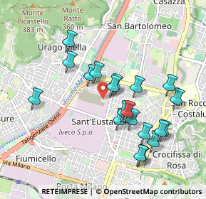 Mappa Via Bainsizza, 25128 Brescia BS, Italia (0.898)