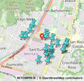 Mappa Via Bainsizza, 25128 Brescia BS, Italia (0.8095)