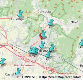 Mappa Via Bainsizza, 25128 Brescia BS, Italia (4.40833)