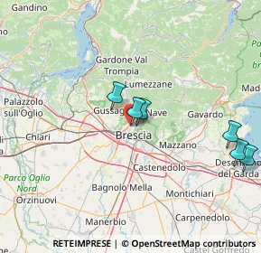 Mappa Via Bainsizza, 25128 Brescia BS, Italia (39.56857)