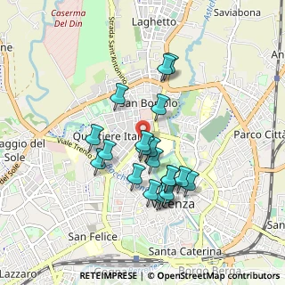 Mappa Via G. Pagliarino, 36100 Vicenza VI, Italia (0.762)