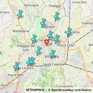 Mappa Via G. Pagliarino, 36100 Vicenza VI, Italia (1.97667)