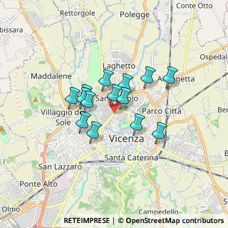 Mappa Via G. Pagliarino, 36100 Vicenza VI, Italia (1.22929)