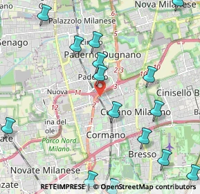 Mappa Via Marmolada 12 G, 20037 Paderno Dugnano MI, Italia (2.72733)