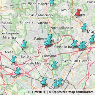 Mappa Via Marmolada 12 G, 20037 Paderno Dugnano MI, Italia (5.441)