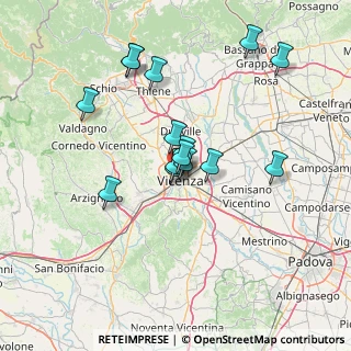 Mappa Via Ippolito Pindemonte, 36100 Vicenza VI, Italia (12.34667)