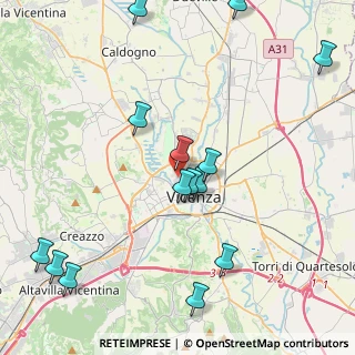 Mappa Via Ippolito Pindemonte, 36100 Vicenza VI, Italia (5.20267)