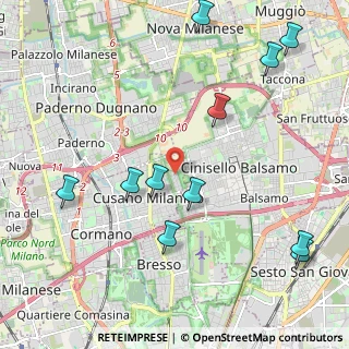 Mappa Via Dalie, 20095 Cusano Milanino MI, Italia (2.53)