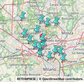 Mappa 20037 Cormano MI, Italia (5.99313)