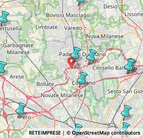 Mappa 20037 Cormano MI, Italia (6.11167)