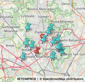 Mappa 20037 Cormano MI, Italia (2.95286)