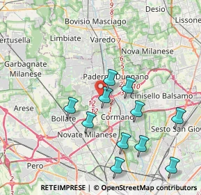 Mappa 20037 Cormano MI, Italia (3.96273)