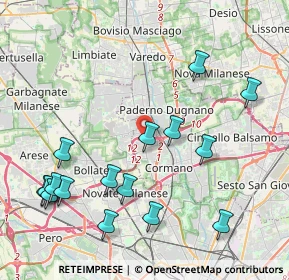 Mappa 20037 Cormano MI, Italia (4.77875)