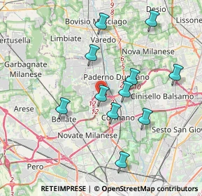 Mappa 20037 Cormano MI, Italia (3.57727)