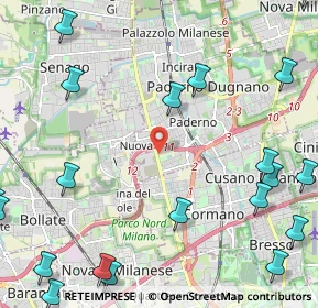 Mappa 20037 Cormano MI, Italia (3.3335)
