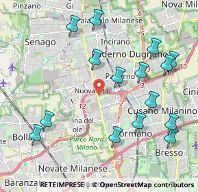 Mappa 20037 Cormano MI, Italia (2.32467)