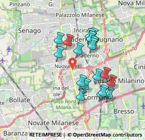 Mappa 20037 Cormano MI, Italia (1.57947)