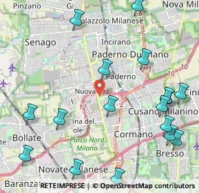 Mappa 20037 Cormano MI, Italia (2.71706)