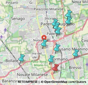 Mappa 20037 Cormano MI, Italia (2.00636)