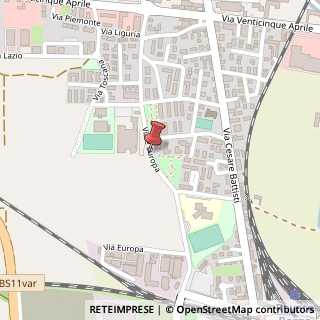 Mappa Via Europa, 7, 25038 Rovato, Brescia (Lombardia)