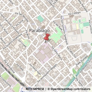 Mappa Via Fratelli Rosselli, 20, 20015 Parabiago, Milano (Lombardia)