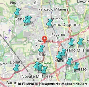 Mappa Via Sauro Nazario, 20037 Paderno Dugnano MI, Italia (2.47188)