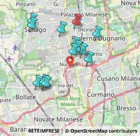 Mappa Via Sauro Nazario, 20037 Paderno Dugnano MI, Italia (1.71429)
