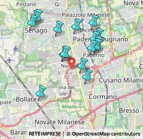 Mappa Via Sauro Nazario, 20037 Paderno Dugnano MI, Italia (1.79375)