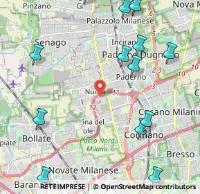 Mappa Via Sauro Nazario, 20037 Paderno Dugnano MI, Italia (2.77846)