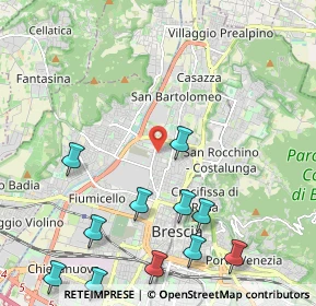 Mappa Via Enrico Toti, 25128 Brescia BS, Italia (2.69)