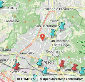 Mappa Via Enrico Toti, 25128 Brescia BS, Italia (3.33182)