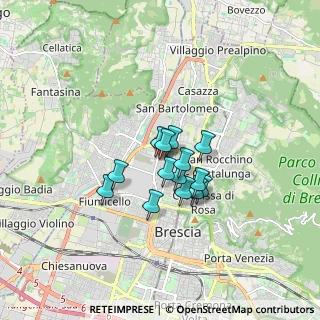 Mappa Via Enrico Toti, 25128 Brescia BS, Italia (1.065)