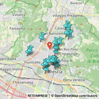 Mappa Via Enrico Toti, 25128 Brescia BS, Italia (1.493)