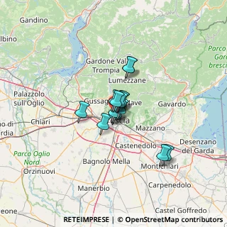 Mappa Via Enrico Toti, 25128 Brescia BS, Italia (6.74333)