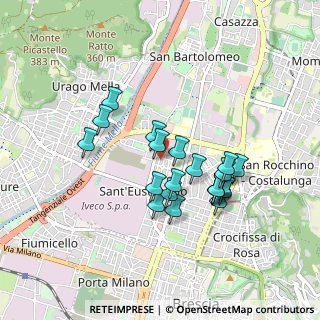 Mappa Via Enrico Toti, 25128 Brescia BS, Italia (0.748)